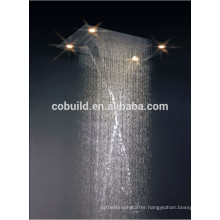 South America hot sell hand shower head led lighting ceiling mounted rain shower head